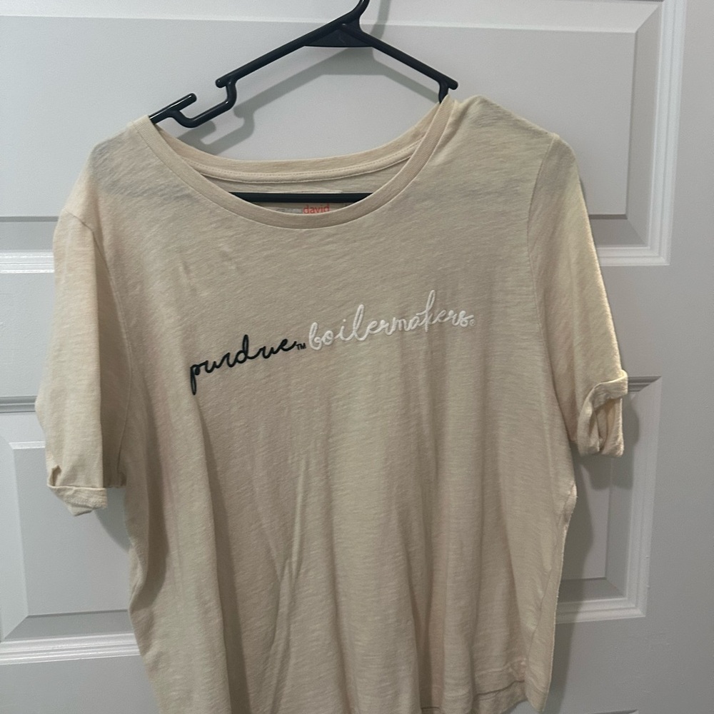 Purdue Boilermakers Cream T-Shirt